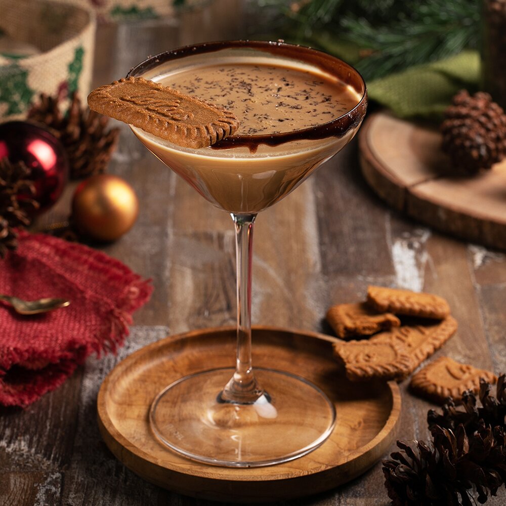 Spiced biscuit martini